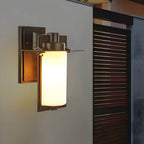 Wayfarer Glass Outdoor Wall Lantern Sconce