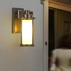 Wayfarer Glass Outdoor Wall Lantern Sconce