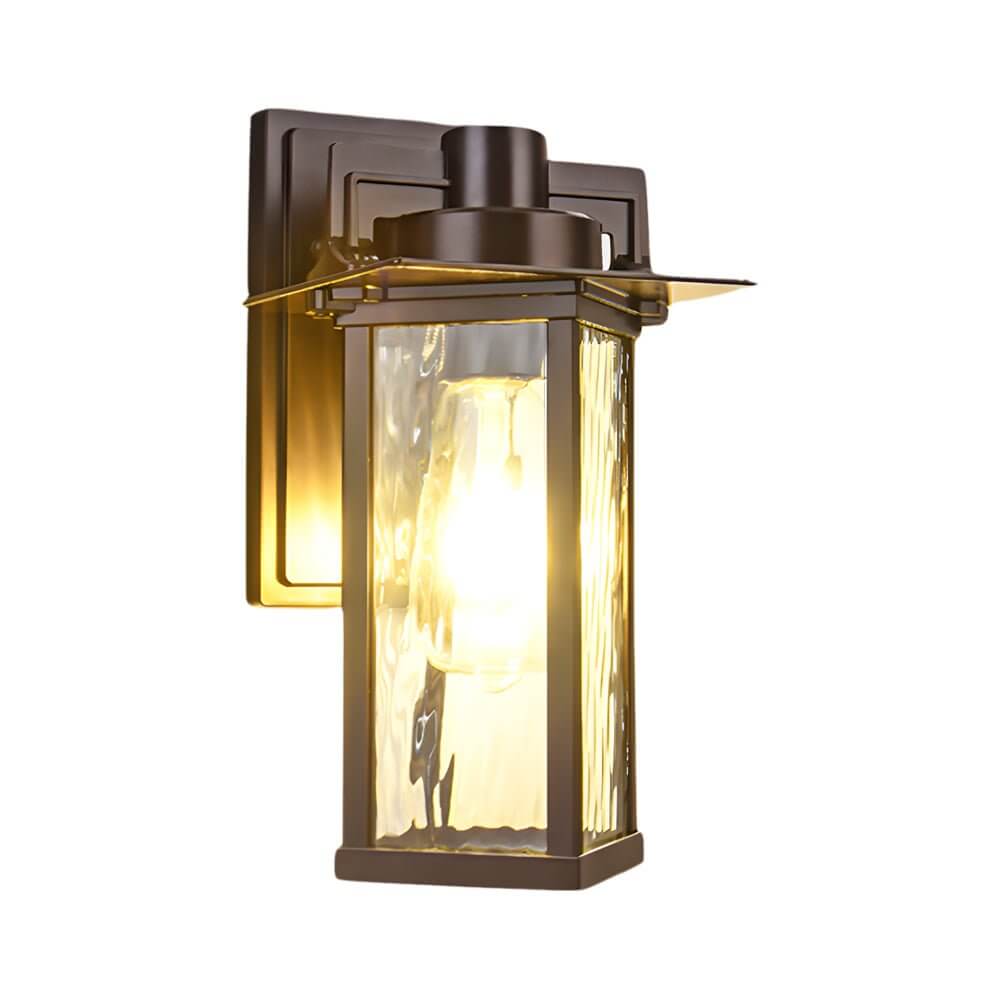 Wayfarer Glass Outdoor Wall Lantern Sconce