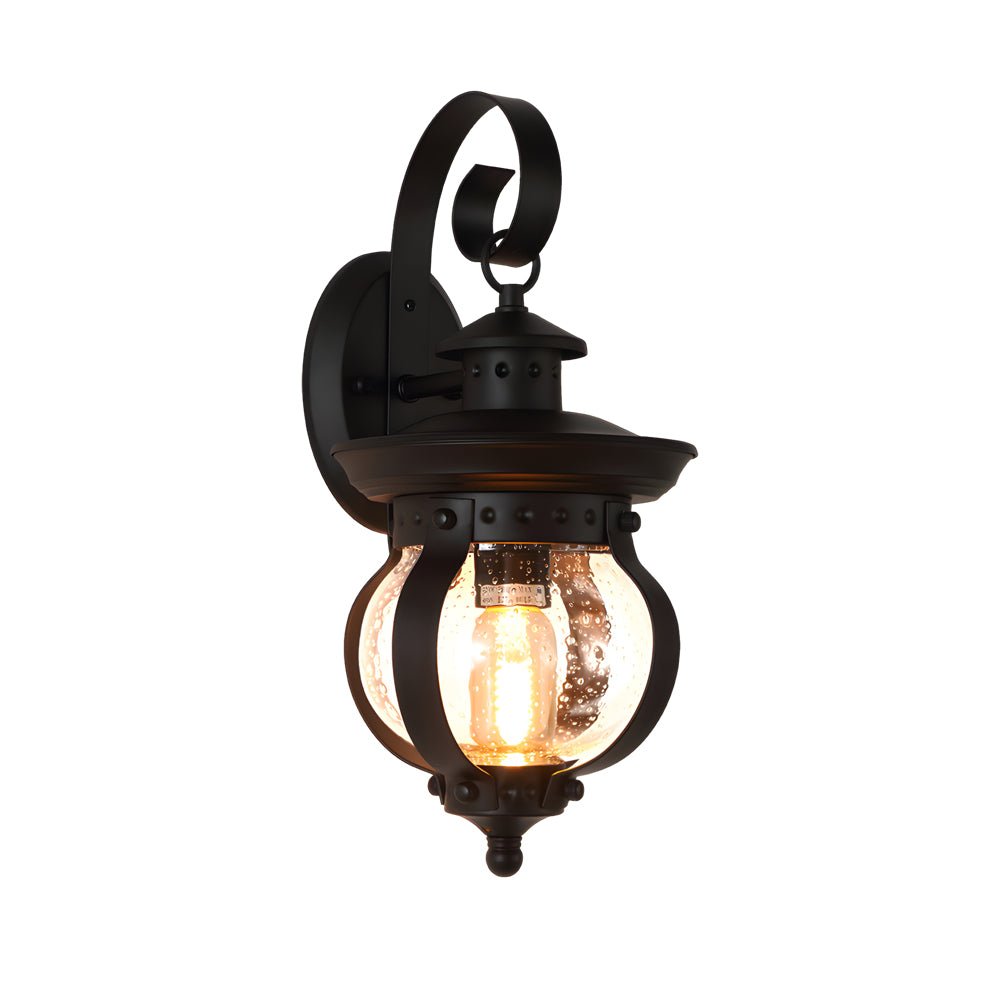 Lumiere Seeded Glass Outdoor Wall Lantern