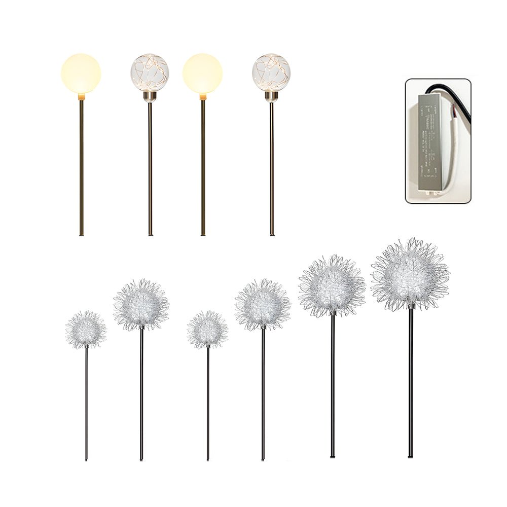DandelGlow 10-Piece Solar Pathway Light Set