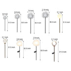 DandelGlow 10-Piece Solar Pathway Light Set