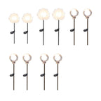 DandelGlow 10-Piece Solar Pathway Light Set