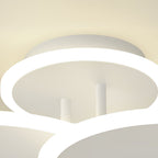 NordicRing 3-Step Dimming LED Semi-Flush Ceiling Light