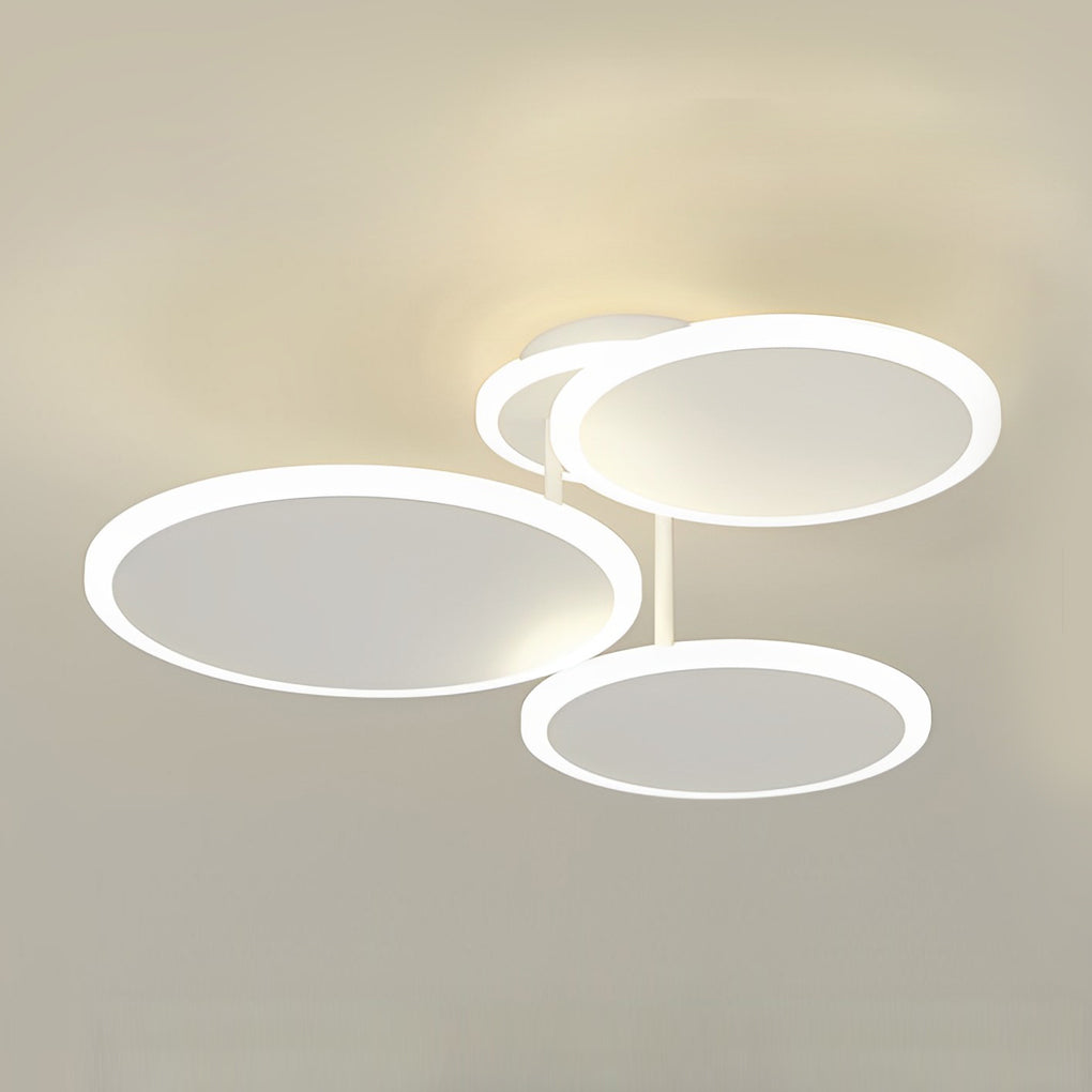 NordicRing 3-Step Dimming LED Semi-Flush Ceiling Light
