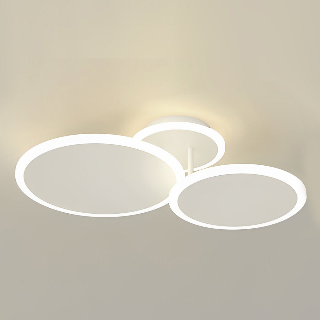 NordicRing 3-Step Dimming LED Semi-Flush Ceiling Light