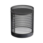 MeshGlow 19" Outdoor Floor Lamp with Table