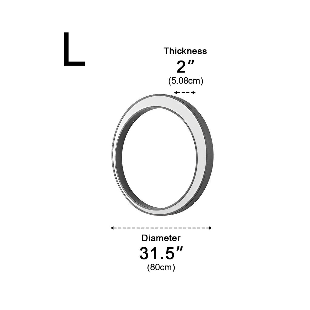Lumina Circular Moon LED Waterproof Wall Light