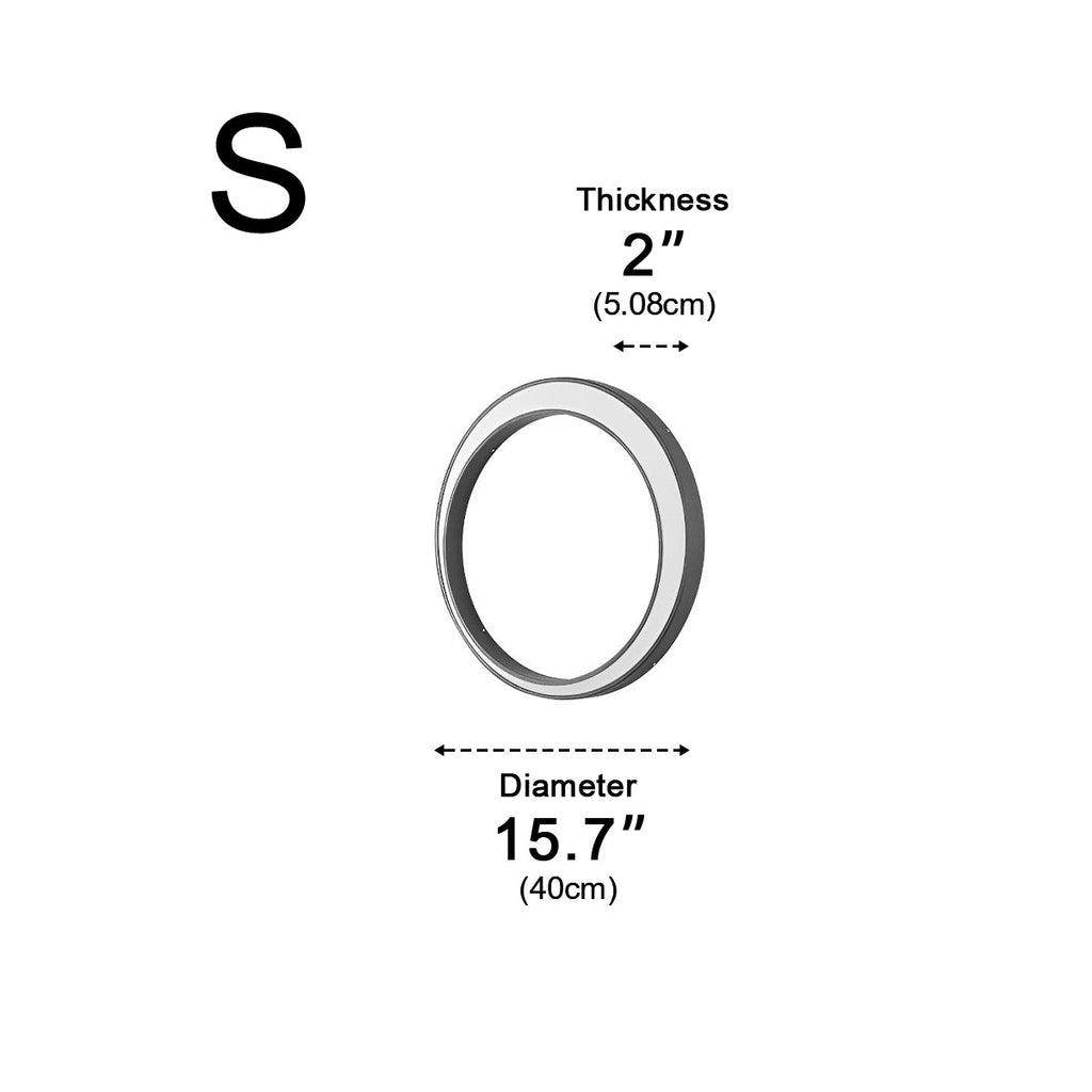 Lumina Circular Moon LED Waterproof Wall Light