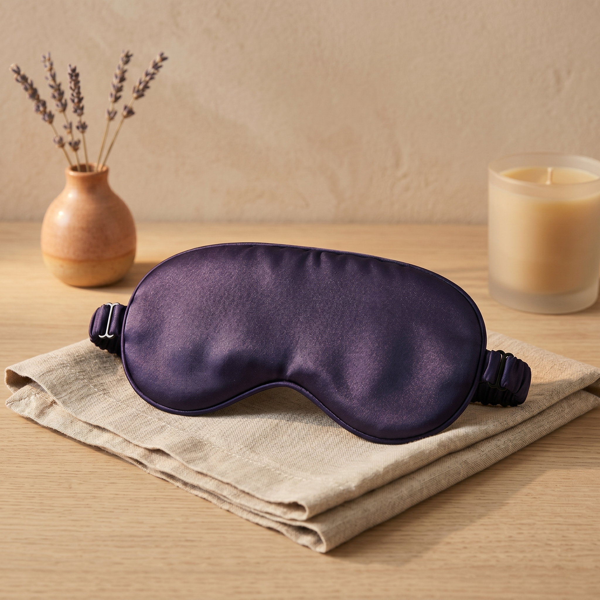 SilkVeil Blackout Silk Eye Mask
