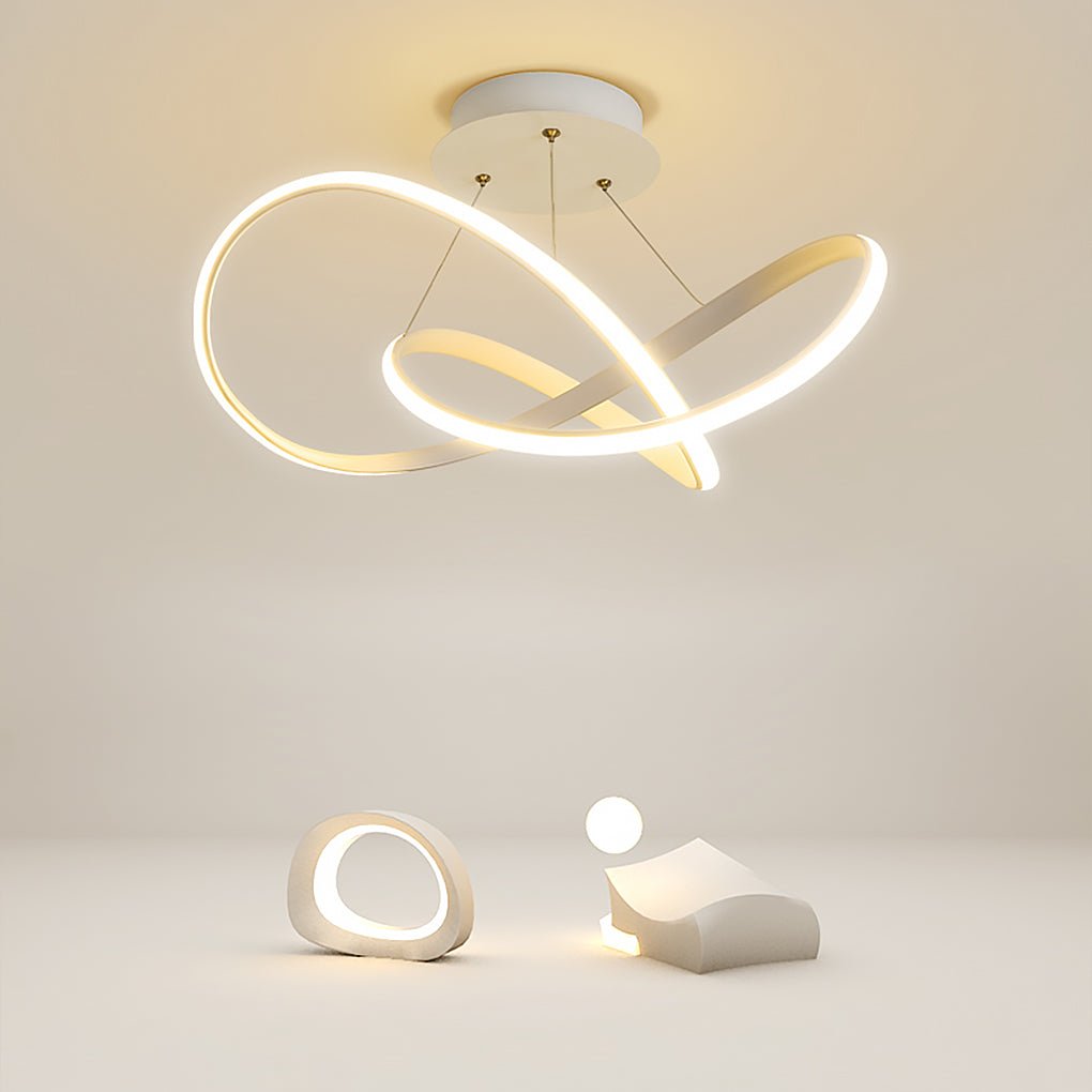 Ribbelle 20'' LED Ribbon Flush Mount Ceiling Light