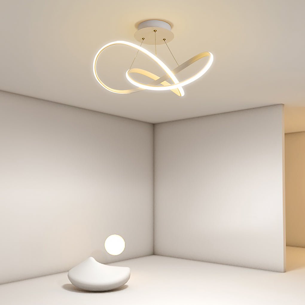 Ribbelle 20'' LED Ribbon Flush Mount Ceiling Light