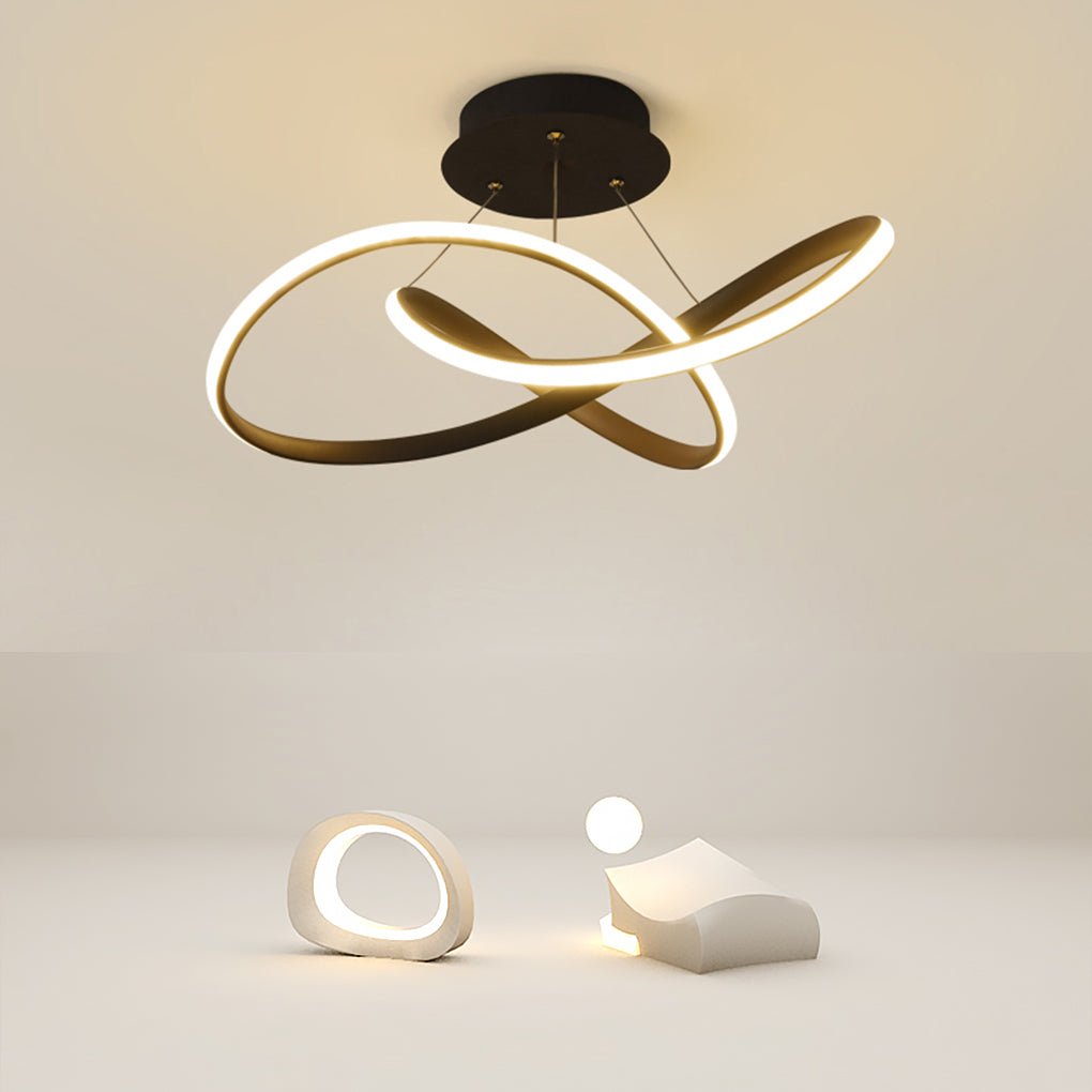 Ribbelle 20'' LED Ribbon Flush Mount Ceiling Light
