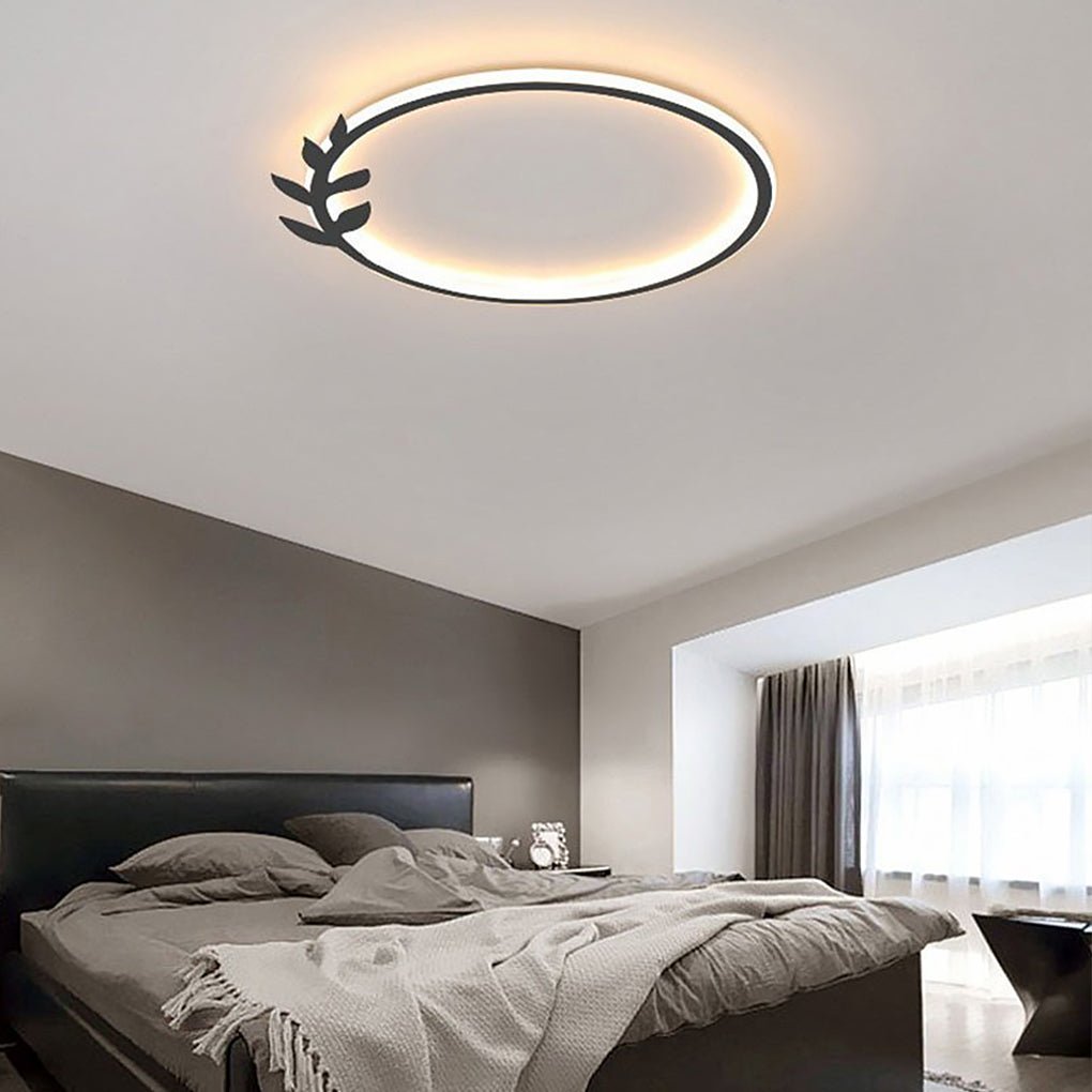 Folira Round LED Flush Mount Ceiling Light