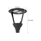 Regent Post Top LED Light Fixture, 21''