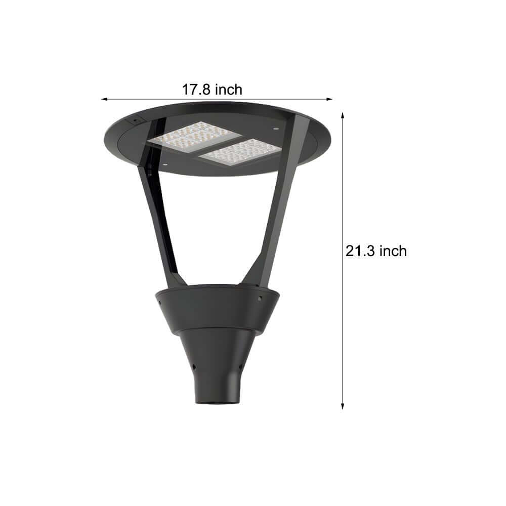 Regent Post Top LED Light Fixture, 21''