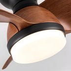 BreezeCompact 22''/31'' 3-Blade Ceiling Fan Light with Remote
