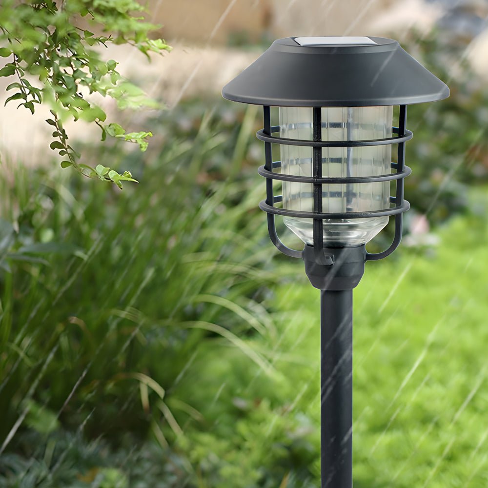 Ringlight Solar Pathway Light with Hat Top
