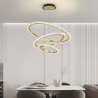 Orbis Adjustable Ring Chandelier with 3-Step Dimming