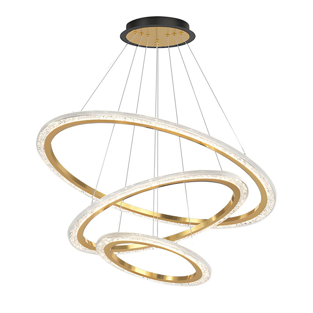 Orbis Adjustable Ring Chandelier with 3-Step Dimming