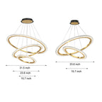 Orbis Adjustable Ring Chandelier with 3-Step Dimming