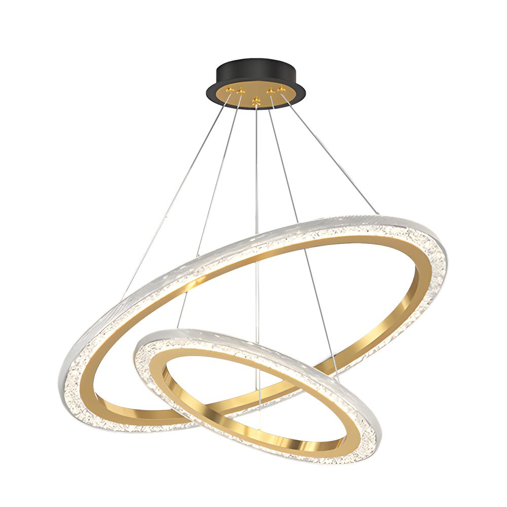 Orbis Adjustable Ring Chandelier with 3-Step Dimming