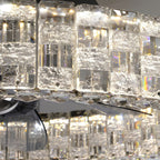 Cristara Crystal LED Low-Profile Ceiling Fan