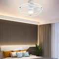 CageGlow 23.6'' Low Profile Ceiling Fan with Dimmable Light