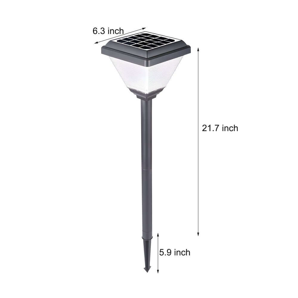 Solmark 27.6'' LED Solar Pathway Post Light