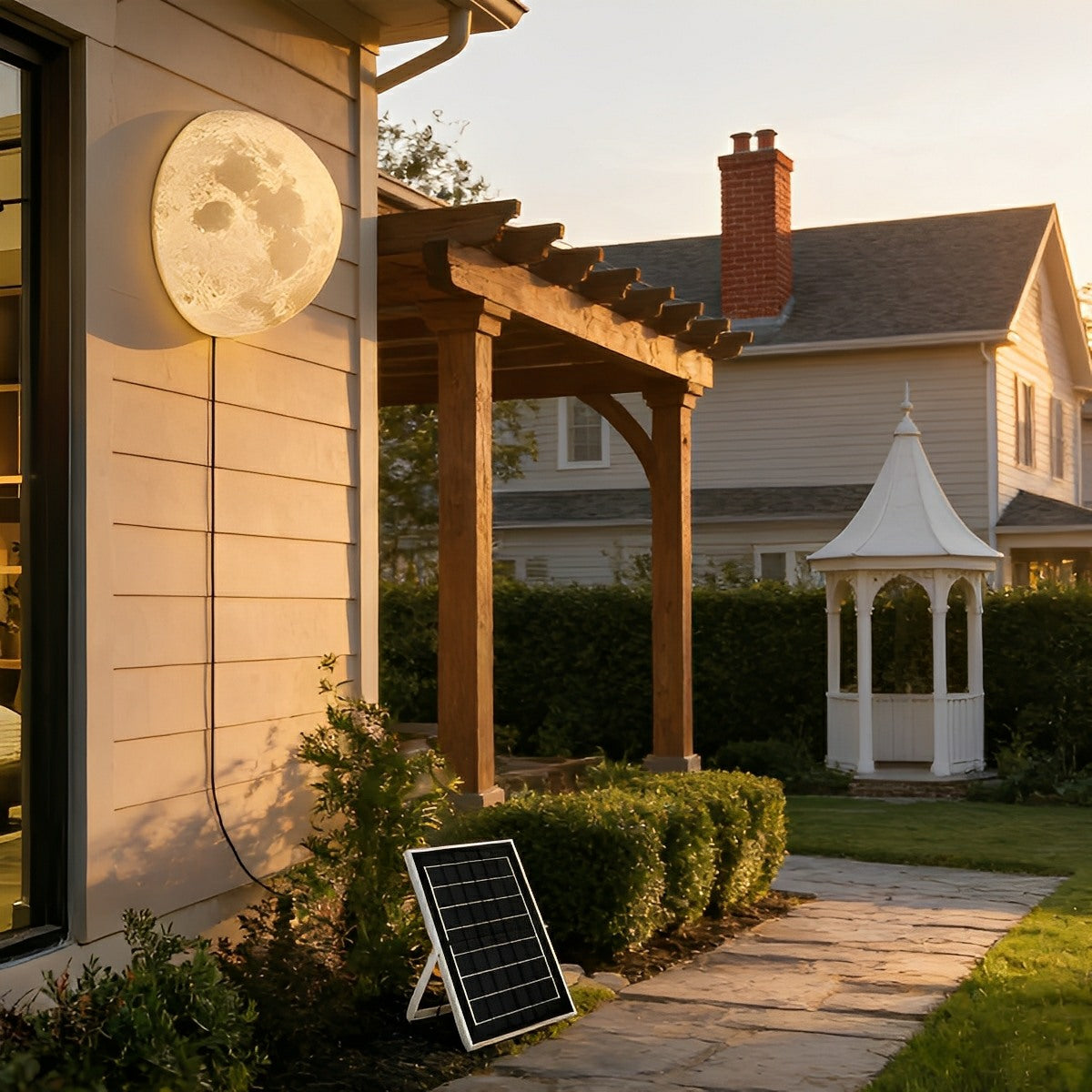 Luna Hemisphere LED Outdoor Wall Light