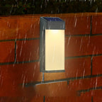 Terra Solar LED Glass Outdoor Wall Light, Set of 2