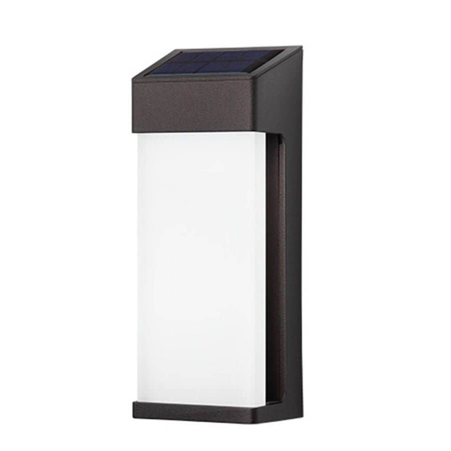 Terra Solar LED Glass Outdoor Wall Light, Set of 2