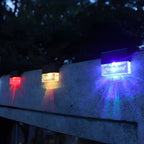 BubbleGlow Solar RGB Fence & Step Lights (2-Pack)