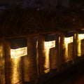 BubbleGlow Solar RGB Fence & Step Lights (2-Pack)