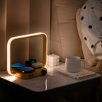 TriGlow 3-in-1 LED Bedside Lamp with Wireless Charger