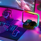 TriGlow 3-in-1 LED Bedside Lamp with Wireless Charger