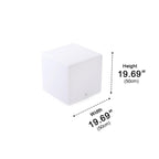 Cubix RGB Solar Outdoor Cube Floor Lamp