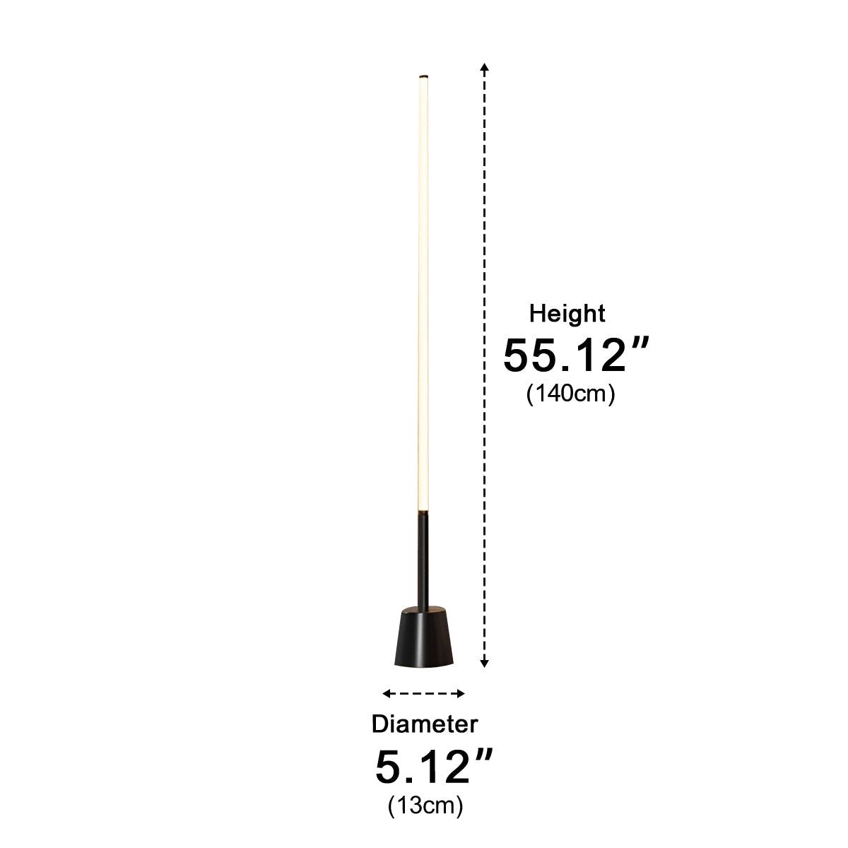 Halo360 Modern LED Strip Floor Lamp
