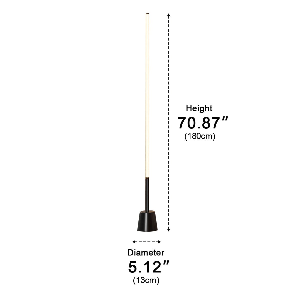 Halo360 Modern LED Strip Floor Lamp