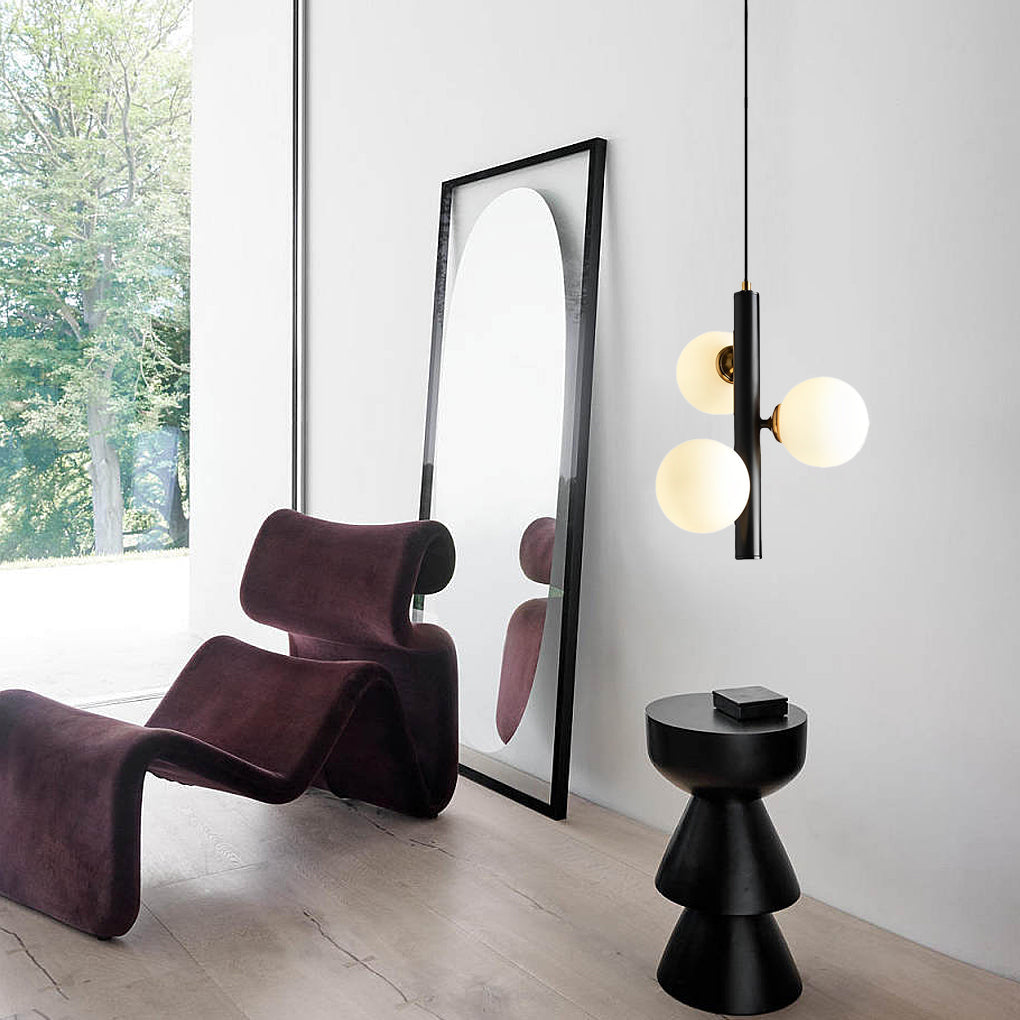 Trio Glass Ball Nordic Pendant Chandelier