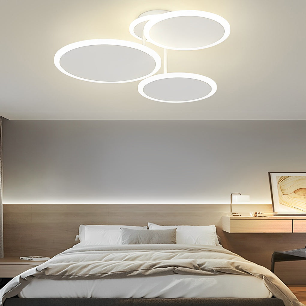 NordicRing 3-Step Dimming LED Semi-Flush Ceiling Light