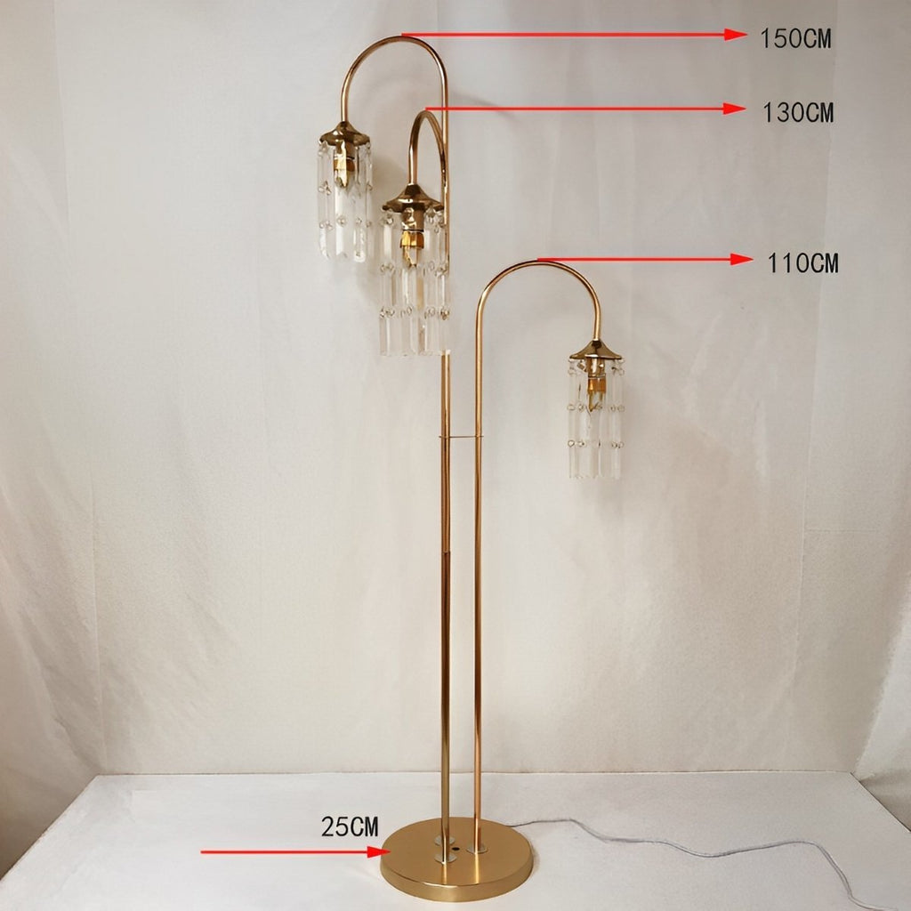 Lumora 59'' LED Crystal Wedding Floor Lamp