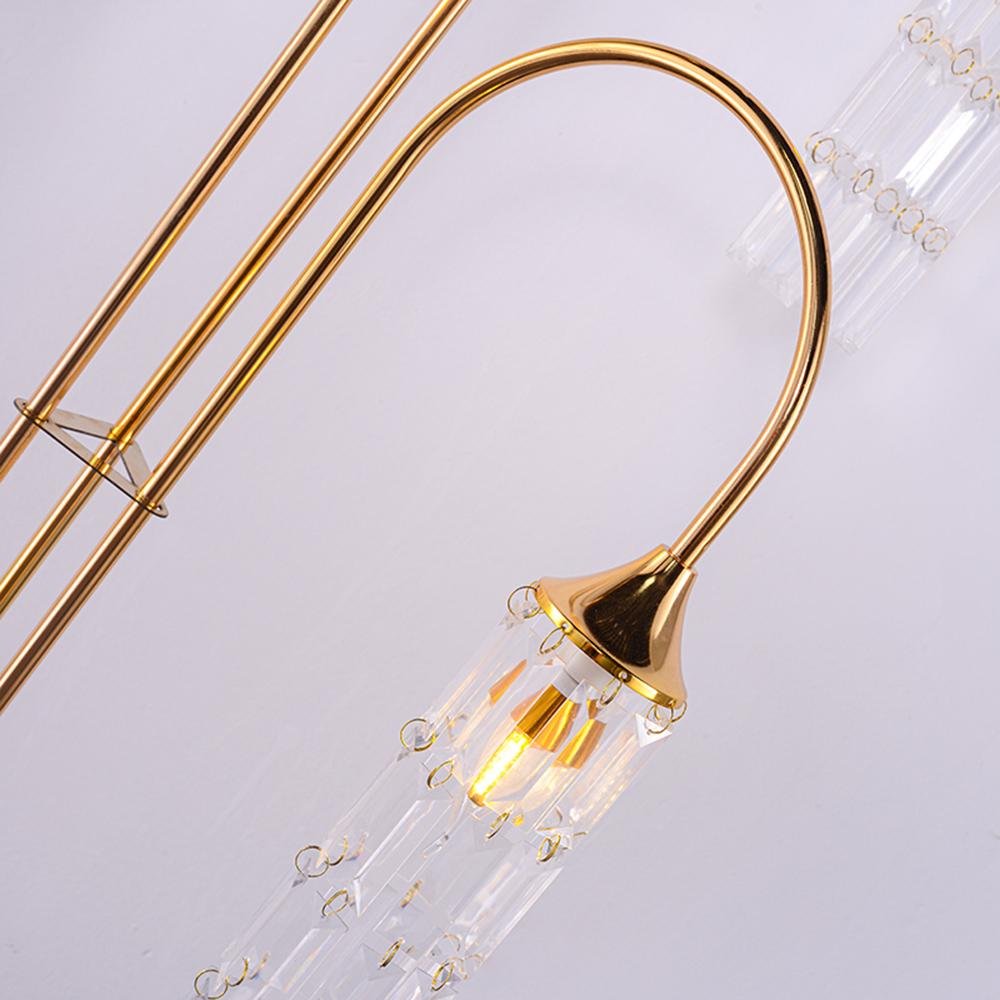 Lumora 59'' LED Crystal Wedding Floor Lamp