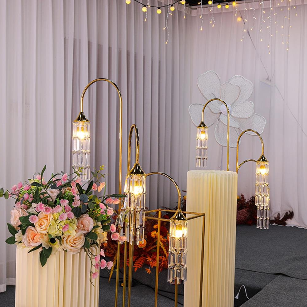 Lumora 59'' LED Crystal Wedding Floor Lamp