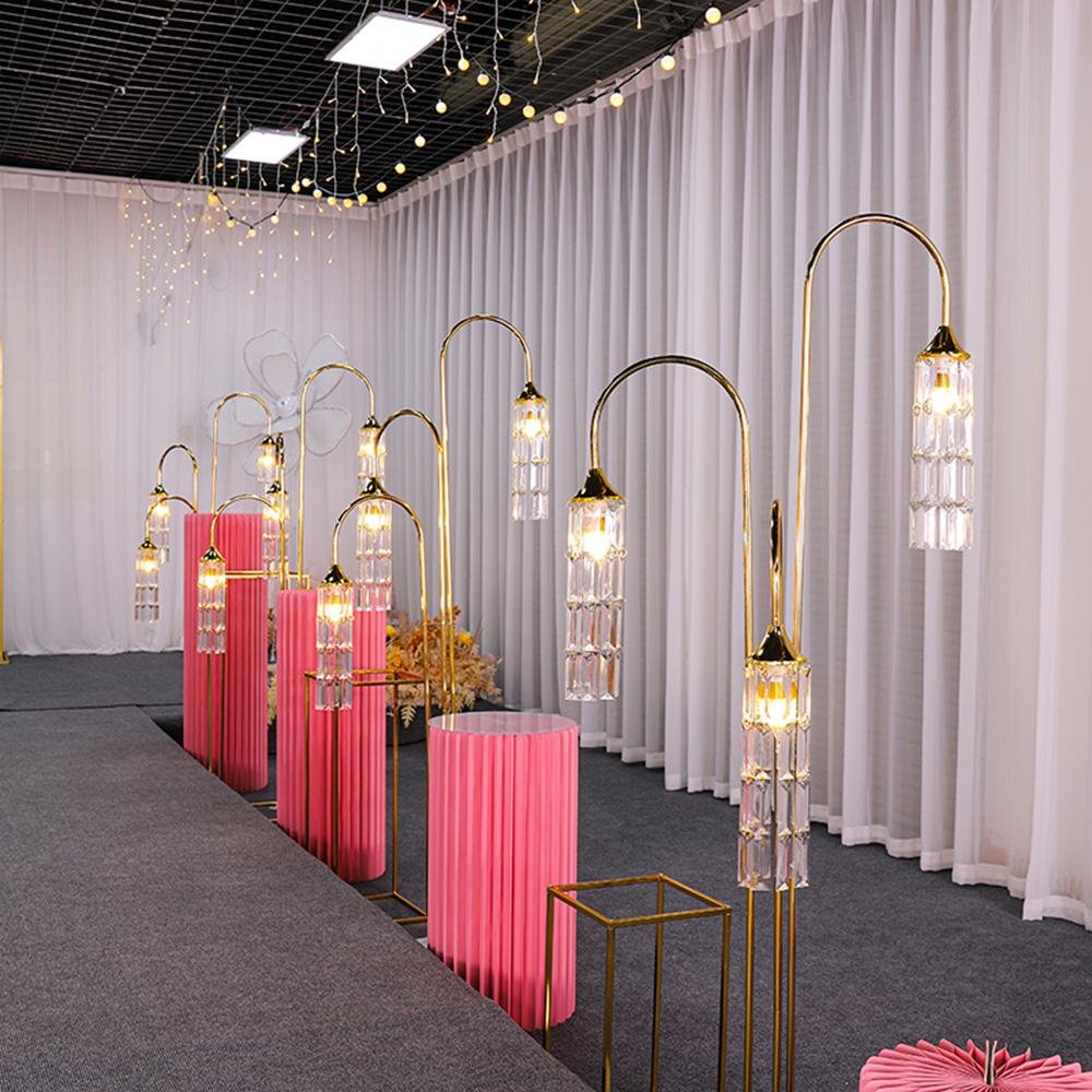 Lumora 59'' LED Crystal Wedding Floor Lamp