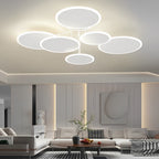 NordicRing 3-Step Dimming LED Semi-Flush Ceiling Light