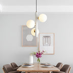 Trio Glass Ball Nordic Pendant Chandelier