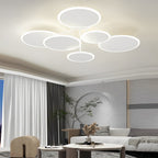 NordicRing 3-Step Dimming LED Semi-Flush Ceiling Light