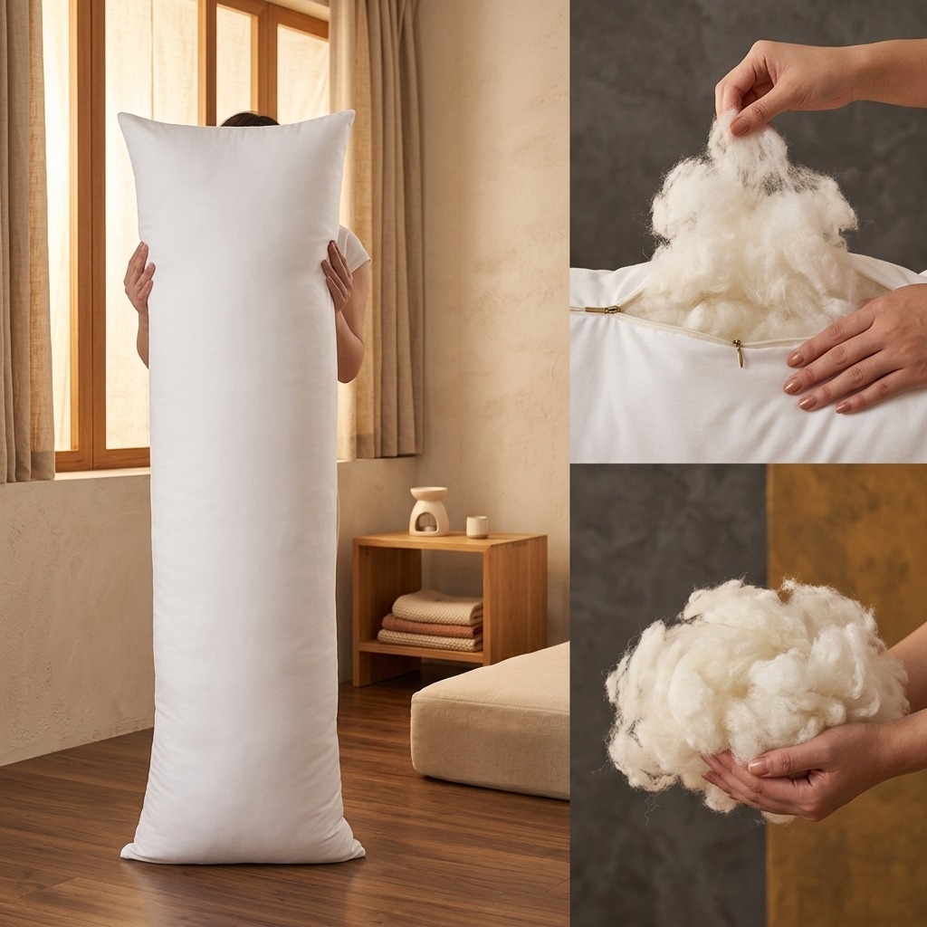 CloudCurve Hypoallergenic Body Pillow