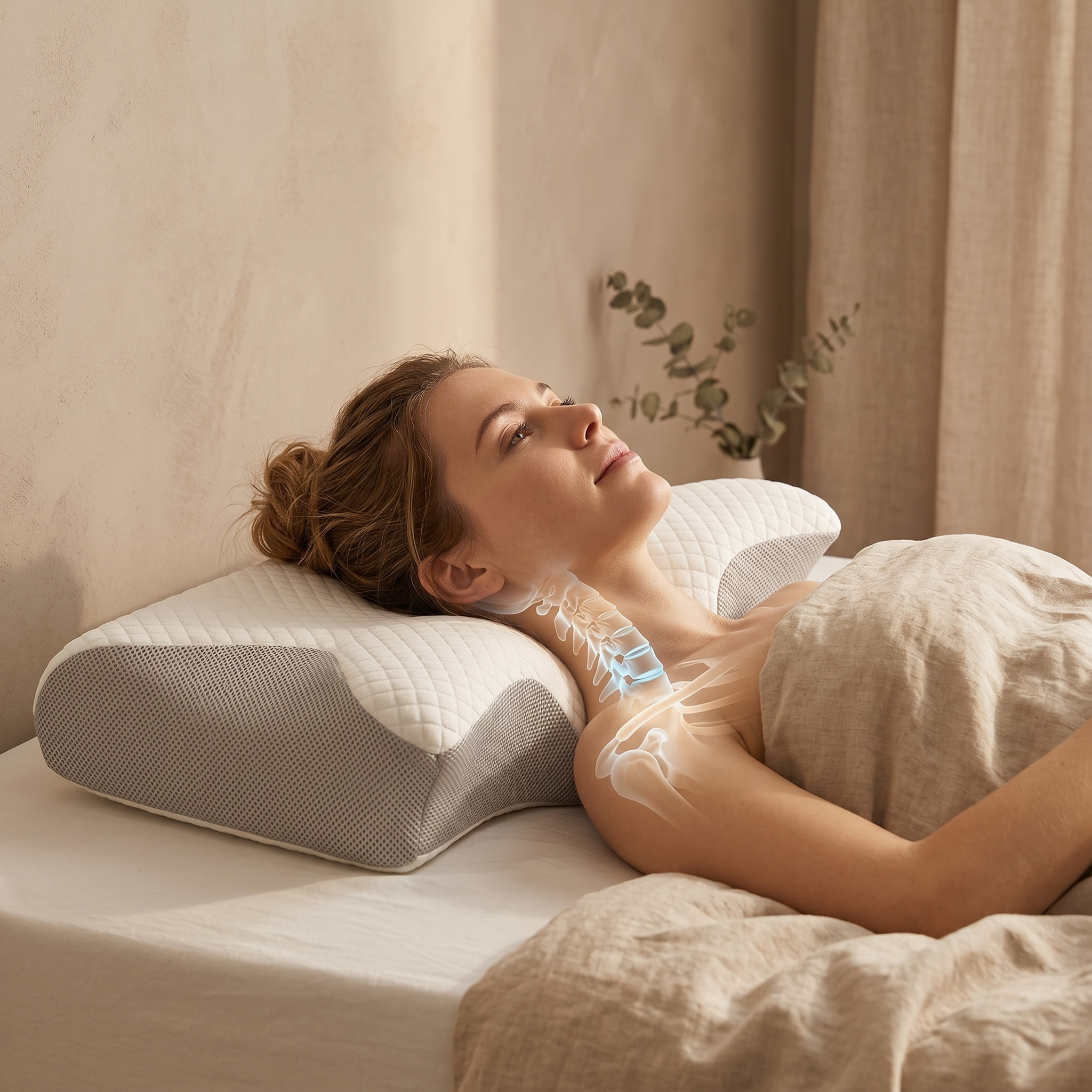NeckEase Cervical Contour Pillow